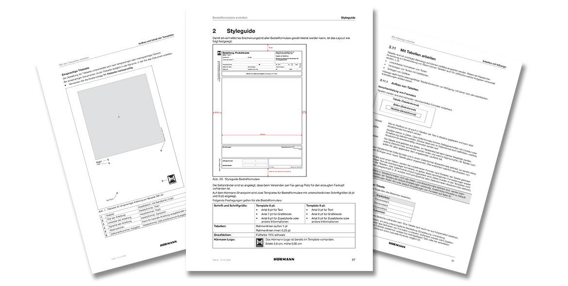 Hörmann Redaktionsleitfaden für Dokumetationserstellung